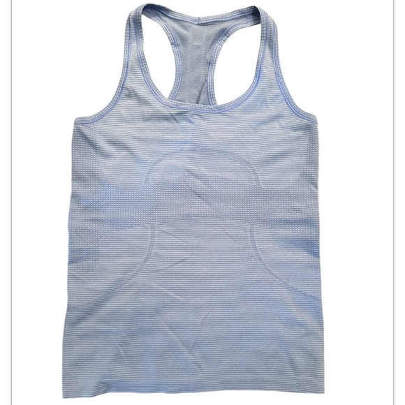 lululemon athletica Tops - Lululemon Swiftly Tech Racerback 2.0 Hip Length in Periwinkle